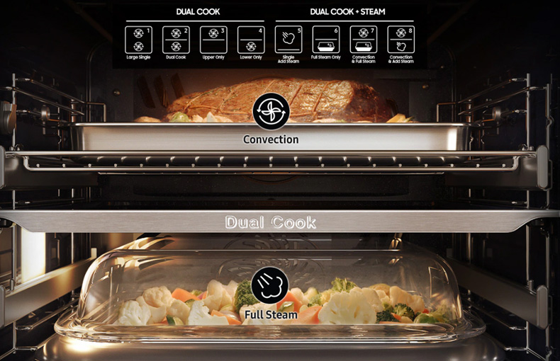Samsung BESPOKE Dual Cook Steam 