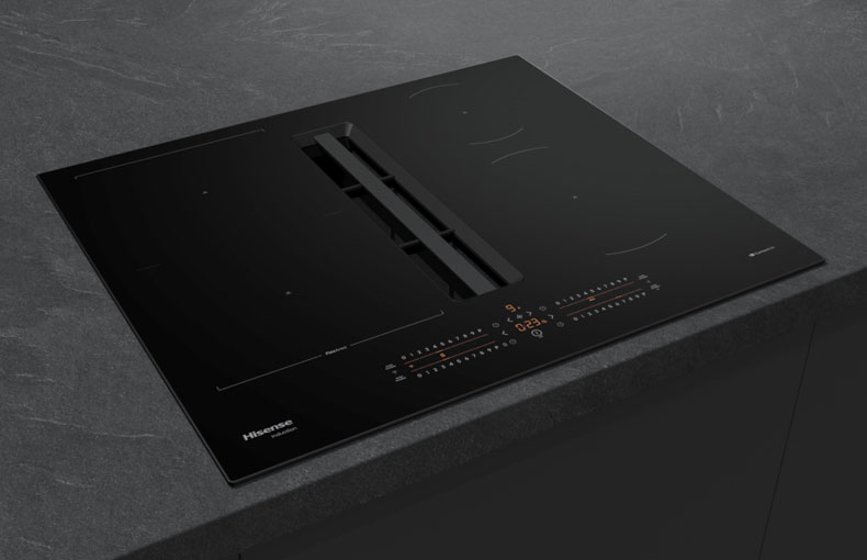 Hi6 Piano a induzione Hisense con cappa integrata